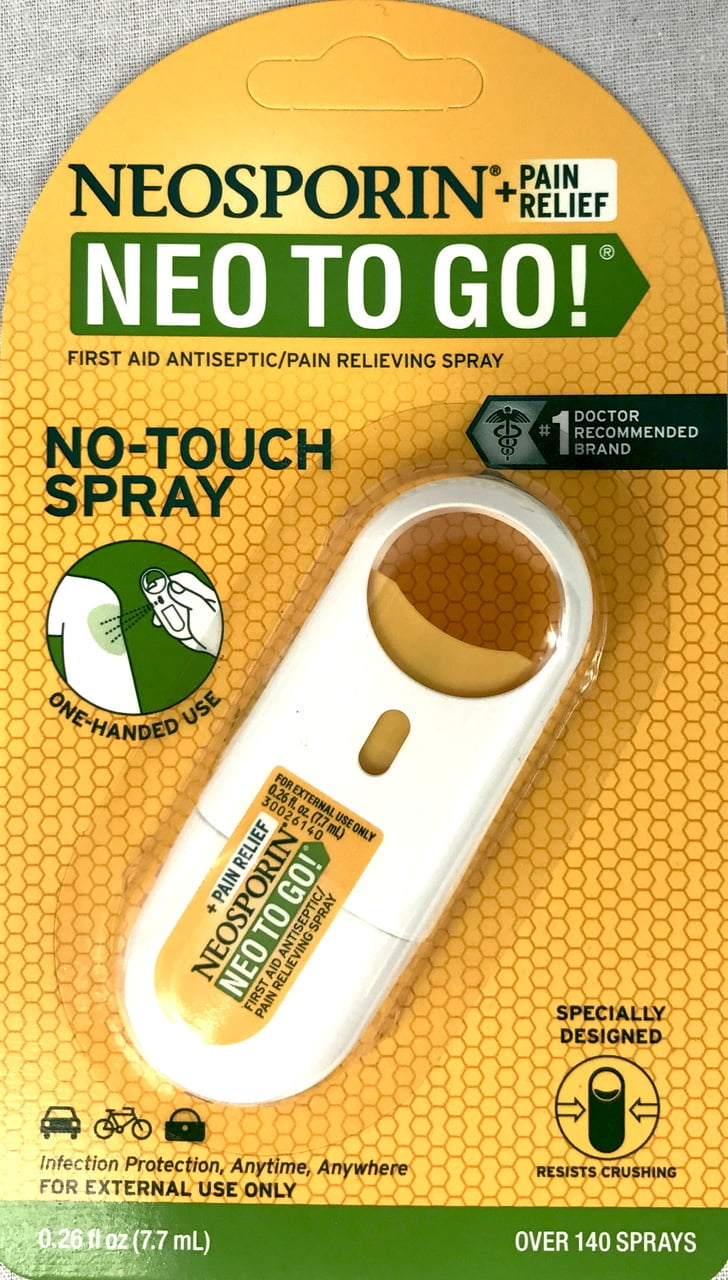 Neosporin Spray Antiseptic .26 oz, NEO TO GO!-1 Each - Walmart.com