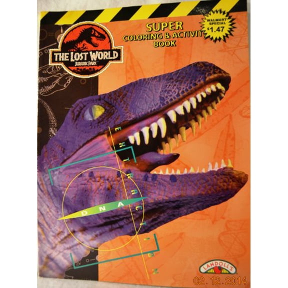 Pre-Owned The Lost World Jurassic Park Super Coloring & Activity Book, 9781569879511, 1569879516, Paperback,