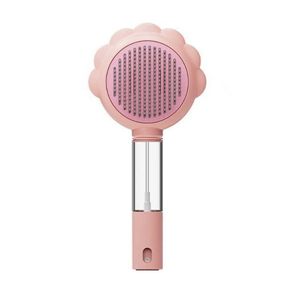 FYTPOV Cat Steam Brush, Self Cleaning Pet Spray Hair Removal Comb with Release Button, 3 In 1 Cat Brush for Indoor Cats, Waterproof Pet Grooming Brushes for Long Short Haired Dogs Cats
