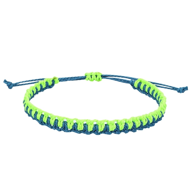 Liquidación especial!Juguete tejido pulsera bicolor, juguete pulsera de la amistad para niños