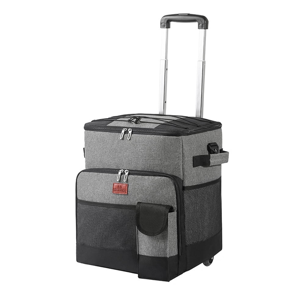 WESTTUNE Sac Isotherme Souple 75 Canettes Pliable Grand Reoidisseur étanche Avec Sangle Sac Isolé Portable Pour Camping Pique-nique Plage