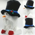 thumbnail image 4 of ZPAQI Christmas Top Hat Funny Christmas Hat Christmas Party Hat Funny Snowman Hat, 4 of 9