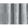 thumbnail image 3 of Eclipse Zana Trellis 63" Blackout Rod Pocket Window Panel, 3 of 3