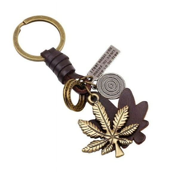 1pcs Maple Leaf Keychain