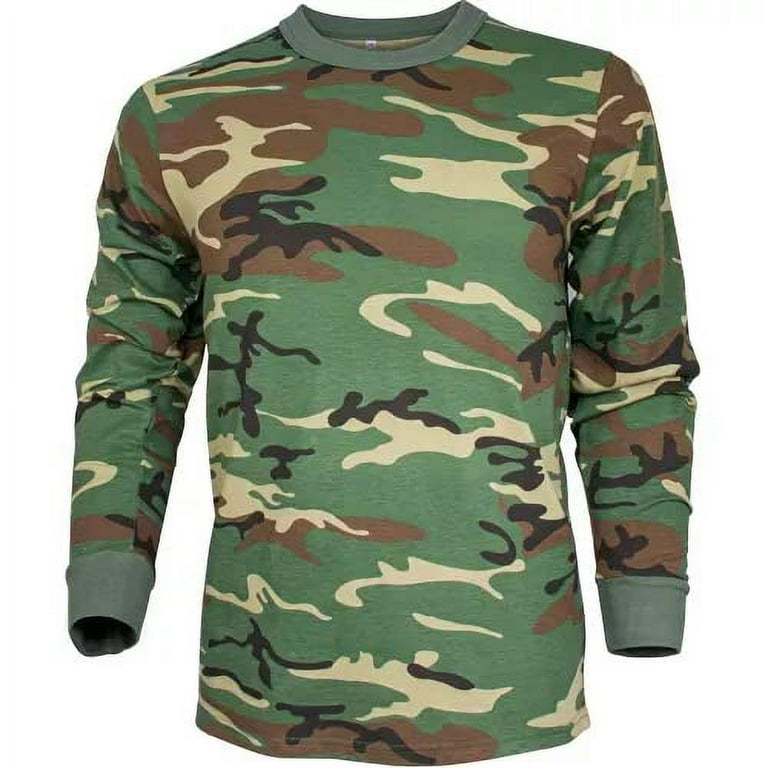 トップス VALLAD CAMO THERMAL L/S TEE Bravest Studios | Woodland Camo Thermal | Shirts