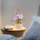 thumbnail image 5 of Bonsái de Escritorio con Flor Artificial Tejida a Mano para Decoración Del Hogar., 5 of 6