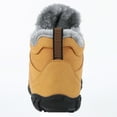 thumbnail image 4 of Botas de felpa de invierno Caja de punta ancha Zapatos descalzos zapatos de trekking al aire libre impermeables botines minimalistas para hombres mujeres, 4 of 9