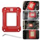 thumbnail image 1 of Protector de marco de corrección de flexión de CPU LGA1700-BCF Gen 12 para Intel (rojo), 1 of 7