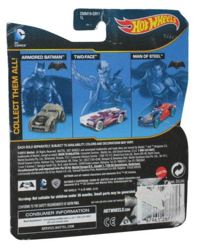 DC Comics Batman Mr. Freeze Hot Wheels (2015) Die-Cast Toy Car 