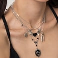 thumbnail image 5 of Colliers Gothiques pour Femmes Collier Ras-du-Cou Étoile Accessoires Étoile Accessoires Halloween, 5 of 5
