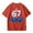 Wine, variant on 67 shirt G'irls Summer Short Sleeve T Shirt Cute Cartoon Number Print Casual Top Tee Shirt For K'ids Youth
