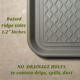 thumbnail image 2 of Large Multifunctional Boot Tray 2 Pack Boot Mat Washable Indoor or Outdoor Tray Mat Doormats for Shoes Boots Plants Pots Paint Tins Pet Bowls Car Storage, 30 x 15 x 1.2 Inches, 2 of 7