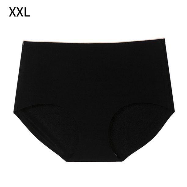 Bragas Mujer Calzoncillos transpirables de cintura media sin costuras Ropa interior suave, Negro, XXL Noticed AP001340-01