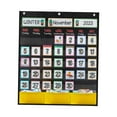 thumbnail image 4 of Black Calendar Pocket Chart, Teaching Calendar, 51cmx60cm, Monthly Complete Education Wall Calendar, Classroom Organized Chart for Homeschool, 4 of 6