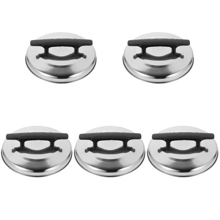 

BESTONZON 5pcs Rice Cooker Lid Metal Rice Cooker Cover Rice Pans Lid Reusable Cooker Cover Anti-scald Pot Cover