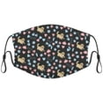 thumbnail image 1 of Cute Tibetan Spaniel Dog Graphic Printed Cloth Face Masks Reusable Washable Adjustable for Child (1 PCS), 1 of 5