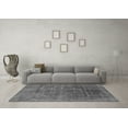 thumbnail image 3 of Ahgly Company Indoor Round Abstract Gray Modern Area Rugs, 6' Round, 3 of 4