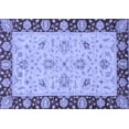 thumbnail image 1 of Ahgly Company Indoor Rectangle Abstract Blue Modern Area Rugs, 5' x 7', 1 of 4