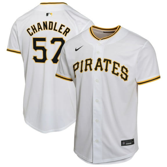 Youth Nike Bubba Chandler White Pittsburgh Pirates Home Player Game Jersey