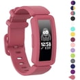 thumbnail image 2 of Compatible con 2 bandas para niños a partir de 6 años, accesorios de pulsera de silicona suave, correa de repuesto para reloj, pulseras deportivas coloridas para 2 para niños y niñas Adepaton LRWJ547-10, 2 of 9