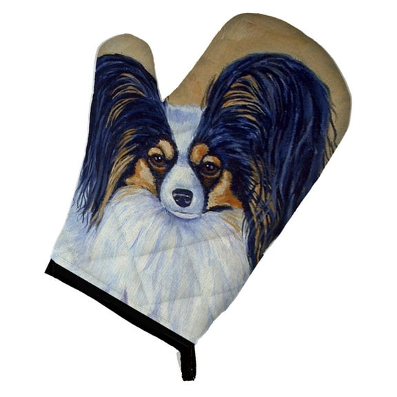 Papillon A Rose for you Oven Mitt