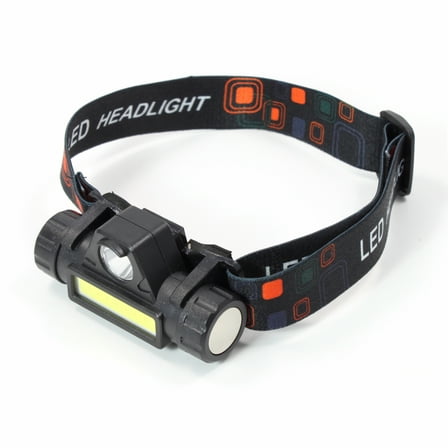 ASR Outdoor 500 Lumen, 1200 mAh Rechargeable Adjustable LED Headlamp with Bike Handle Bar Mount