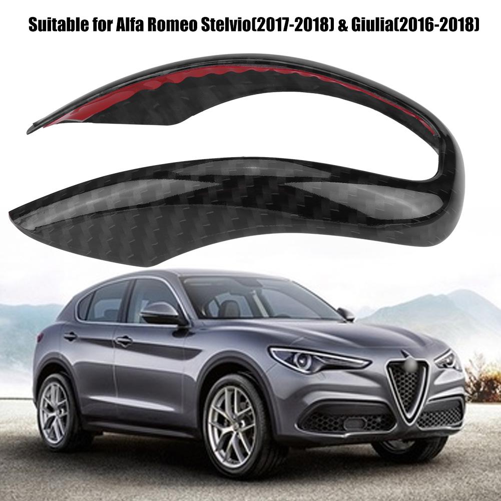 and Giulia 2016-2018 2017-2018 Car Interior Gear Shifter Knob Frame Cover Trim for Alfa Romeo Stelvio and Giulia 2016-2018 2017-2018 Car Interior Gear Shifter Knob Frame Cover Trim for Alfa Romeo Stelvio