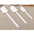 thumbnail image 3 of Monyance mixing batter 3pcs Cake Scrapers Spatulas White(9.45X1.97X0.39Inches), 3 of 10
