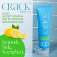 thumbnail image 2 of Crack Hair Fix Frizz Control & Heat Protection Hair Styling Cream with Acai & Proteins, 3 oz, 2 of 5