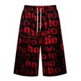 thumbnail image 5 of JoveMarine Men's Loose Fit Cargo Shorts Halloween - Work Shorts with Pockets & Print, Knee-Length Relaxed for Holiday & Daily,Black L, 5 of 6