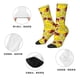 thumbnail image 5 of Balery Duck with Star Sunglasses Calcetas Largas con Estampado para Hombre y Mujer – Suaves y Transpirables, Talla Única (US 5-11), 5 of 6