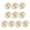 F, variant on sunsanly 10Pcs Father Day Marked Cake Toppers Letter Carved Round Happy Father Day Acrylic Cupcake Decorations Party Decor