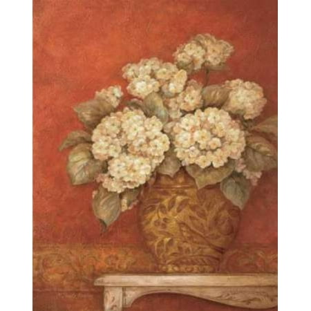 Gladding Villa - Villa Flora Hydrangeas Poster Print by Pamela Gladding