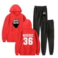 thumbnail image 1 of Maddox Batson Logo Sudaderas con capucha Pantalones Jogger Road To Indio Tour Merch Conjunto de ropa de calle de moda unisex, 1 of 7