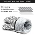 thumbnail image 7 of Cute Oven Mitts,Black White Football Elements Pattern Oven Mitt 2-Pack Set,Kitchen Gloves for Oven,Heat Resistant Oven Mitts 7.7"x12", 7 of 7