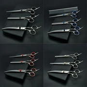 LUOPLNG High-Quality Professional Premium Dog Grooming Scissors Set - Top-of-the-Line Model Z3001 in Stainless Steel - Perfect for Achieving Pet Beauty - Must-Have Equipment for Expert Pe