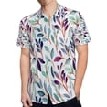 thumbnail image 4 of High Quality Hawaiian Shirts for Men Short Sleeve Aloha Beach Shirt Floral Summer Casual Button Down Shirts Blouses 8T39WV, 4 of 7