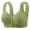 Green, variant on Bras for Women, Front Closure Bras for Older Women No Underwire Full Coverage Comfort Bra Plus Size Breathable Easy Buckle Corset Bralettes, Wireless Bra, Bras (Green, XL)