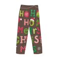 thumbnail image 6 of Balery Ho Ho Ho Merry Christmas print Men's Pajama Pants,Ultra Lightweight Pjs,Lounge Pant-XX-Large, 6 of 9