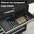 thumbnail image 6 of 7-Drawer Rolling Tool Chest with Detachable Cabinet - Heavy Duty Black Tool Storage Cart for Garage, Workshop & Repair Shop, 6 of 8