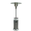 AZ Patio Heaters Outdoor Two-Toned Patio Heater in Stainless Steel and Hammered Silver