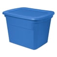 thumbnail image 3 of Sterilite Boîte de Rangement Empilable 18 Gal, Pack (16 Bleu Été), 3 of 7