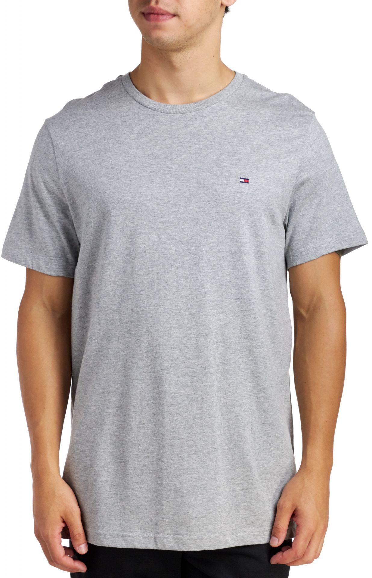 tommy hilfiger men's flag crew neck tee