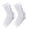 White, variant on YIFAEUX 1 Pair Compression Socks Breathable Super Soft Sweat Absorption Fitness Cycling Running Toeless Socks
