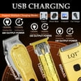 thumbnail image 5 of LQT Hair Clipper for Men, Luxury 3-in-1 Cordless Hair Cutting Kit with Trimmer & Foil Shaver, High-Torque Motor, Stainless Steel Blades, Complete Barber Set for Refined Grooming, 5 of 7