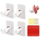 thumbnail image 1 of Cortina, Suministros De Baño Autoadhesivos, Estante Colgante, Ganchos De Ducha Multiusos, Organizador De Dormitorio, Clip De Retención Ajustable Vogacara HA043551-02, 1 of 6
