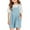 Light Blue, variant on Girls Jumpsuits Overalls Shorts Kids Casual Adjustable Strap Rompers With Pockets Demin Jumpsuit Size 4 Y-5 Y