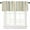 Gris-4, variante sur Rideaux à Rayures Arc-en-Ciel Cantonnière pour Fenêtre Rayures Colorées Vibrantes Art Décoratif Poche pour Tringle Courts Cantonnière pour Cuisine Salon Salle de Bain Chambre 54x18 Pouces