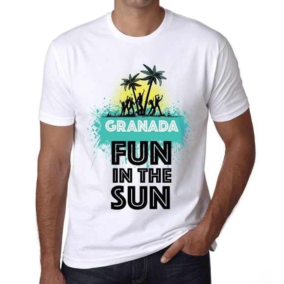 T-Shirt Graphique pour Hommes Amusant au Soleil en Granada Éco-Friendly Édition Limitée T-Shirt à Manches Courtes Anniversaire Vintage Cadeau Nouveauté