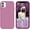 Lilac Purple, variant on iPhone 11 Case,Liquid Silicone Soft Gel Rubber Slim Cover with Microfiber Cloth Lining Cushion Shockproof Full Body Protective Case for iPhone 11 6.1" for Women Men,Stone